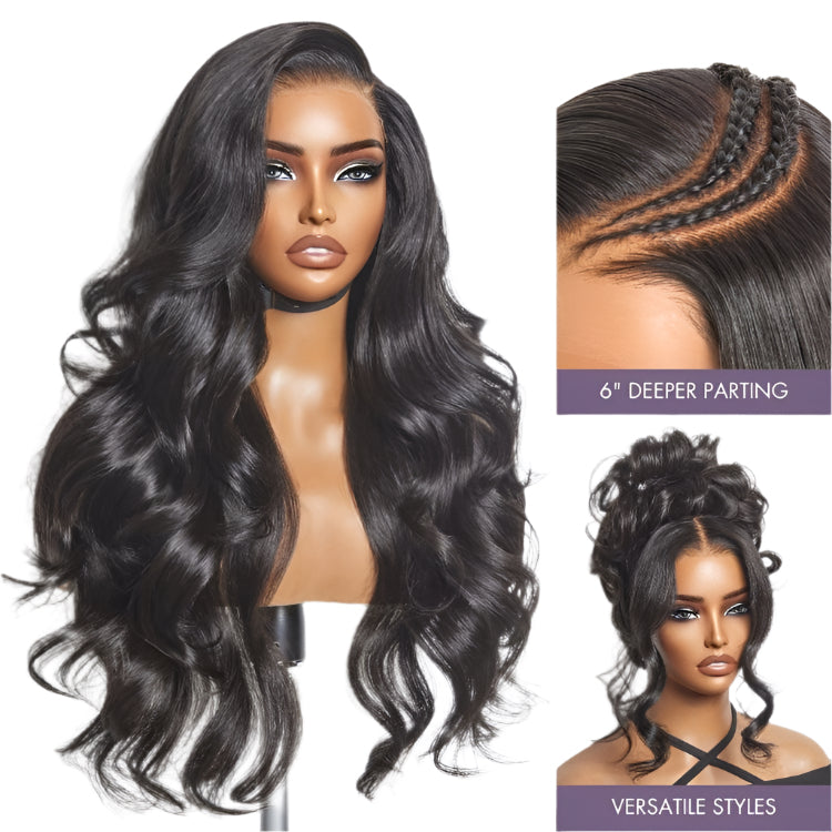All-Day Comfort™ Glueless 7x6 HD Lace Loose Body Wave Long Wig with Pre-Cut Lace – Natural look and easy wear