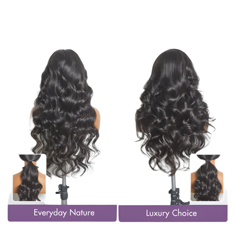 All-Day Comfort™ Glueless 7x6 HD Lace Loose Body Wave Long Wig with Pre-Cut Lace – Natural look and easy wear