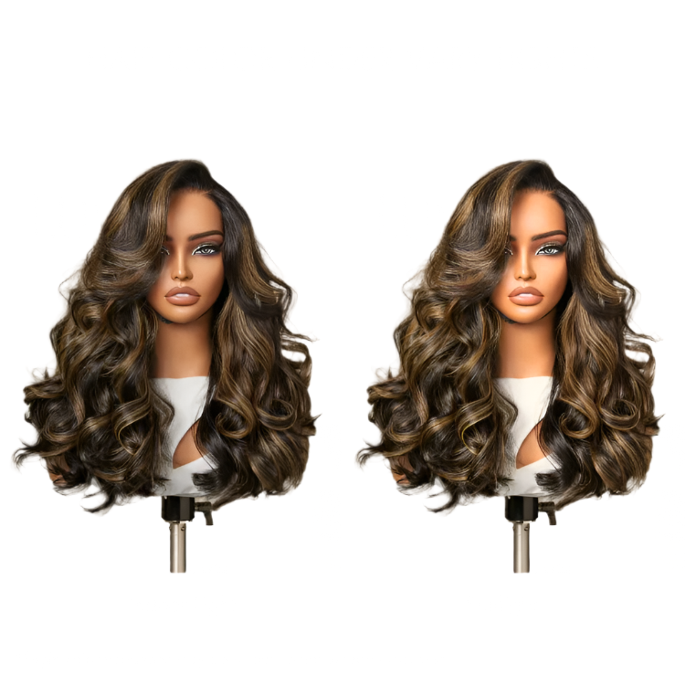 All-Day Comfort™ Wig 200% Density Voluminous Loose Body Wave Glueless Minimalist HD Lace Wig Pre-Cut Lace