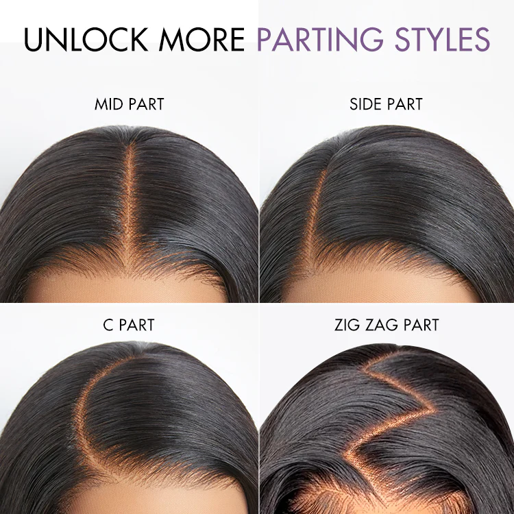 All-Day Comfort™ Wig Blonde Highlight Loose Body Wave 7x6 Closure HD Lace Human Hair Wig Pre-Cut Lace