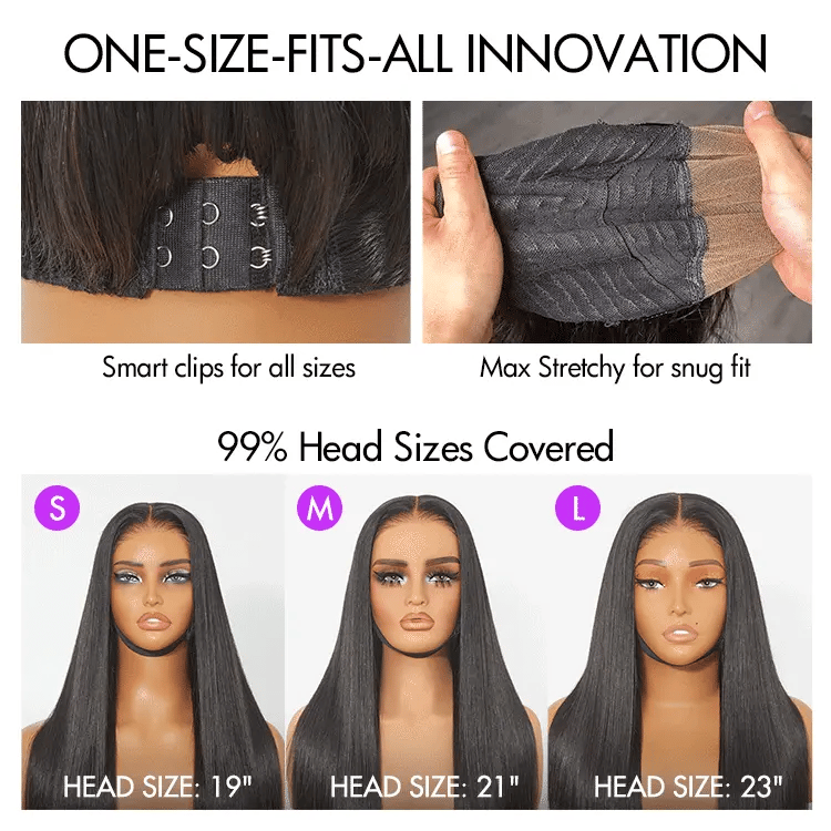 All-Day Comfort™ Glueless 7x6 HD Lace Loose Body Wave Long Wig with Pre-Cut Lace – Natural look and easy wear