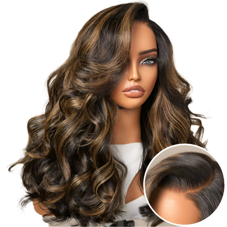 All-Day Comfort™ 200% Density Voluminous Loose Body Wave Wig – Glueless Minimalist HD Lace with Pre-Cut Lace for Fullness and Natural Look