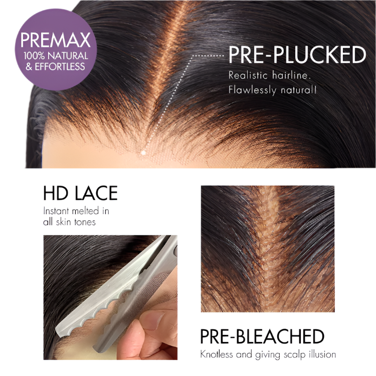 All-Day Comfort™ Glueless 7x6 HD Lace Loose Body Wave Long Wig with Pre-Cut Lace – Natural look and easy wear